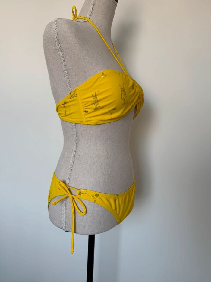 Maillot de bain bikini jaune plage Swimming trucks Traje de baño Costume da bagno neuf - photo numéro 2