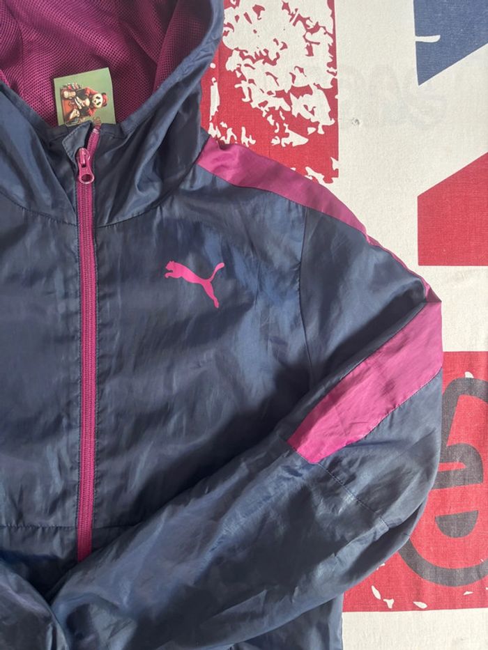 Veste Puma bleu marine violet taille S - photo numéro 2
