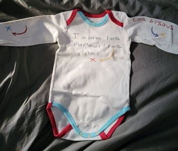 Lot de 4 bodys Tex manches longues