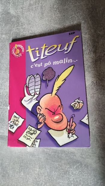 Livre de poche Titeuf c'est pô malin