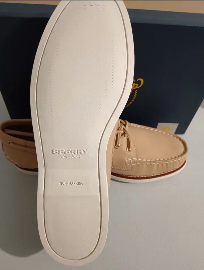 Chaussures femme bateaux Sperry Gold cup taille 43,5 En cuir - photo numéro 3