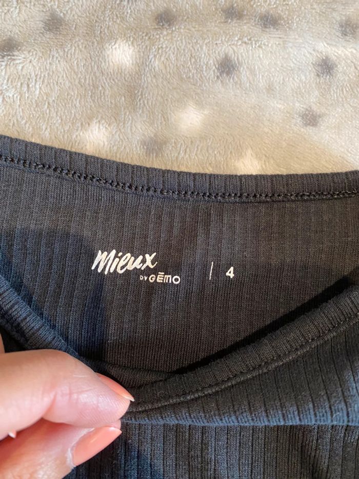 Lot de 2 sous pull noir 4 ans - photo numéro 2