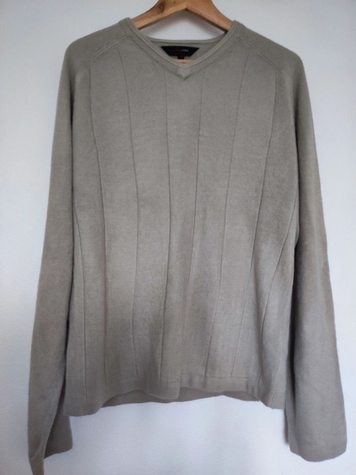 Pull taille M beige