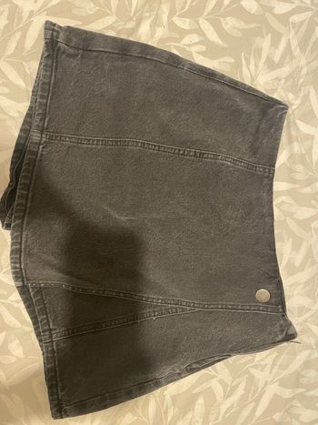 Jupe short noire en jean Zara neuve