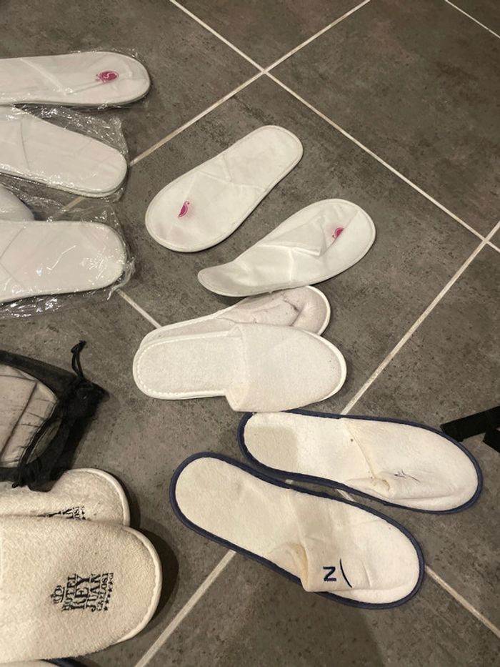 18 paires de chaussons d’hôtels - photo numéro 4