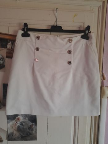 Jupe blanche, marque Morgan, taille 40