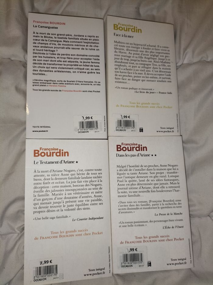 Lot de 4 livres Françoise Bourdin - photo numéro 2