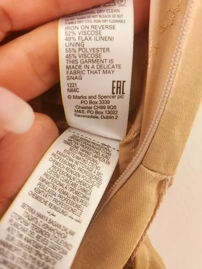 Combinaison beige or Autograph – Taille 38 Neuve avec étiquette - photo numéro 8