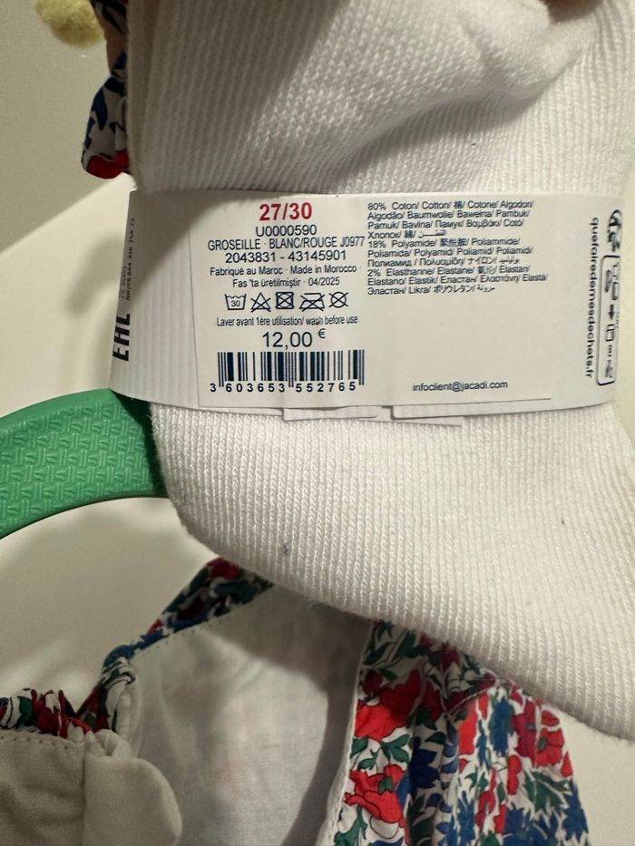 Robe chaussettes et barrette jacadi - photo numéro 4