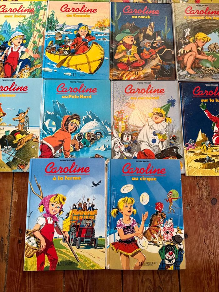 État satisfaisant - Lot de 14 livres bd albums Hachette Caroline Pierre Probst - photo numéro 4