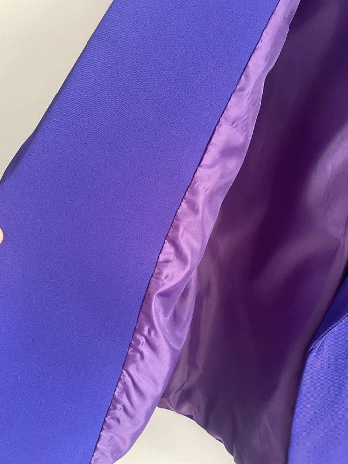 Ensemble violet blazer + pantalon - photo numéro 6