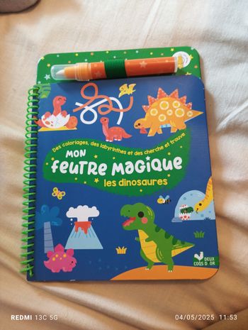 Livre mon feutre magique