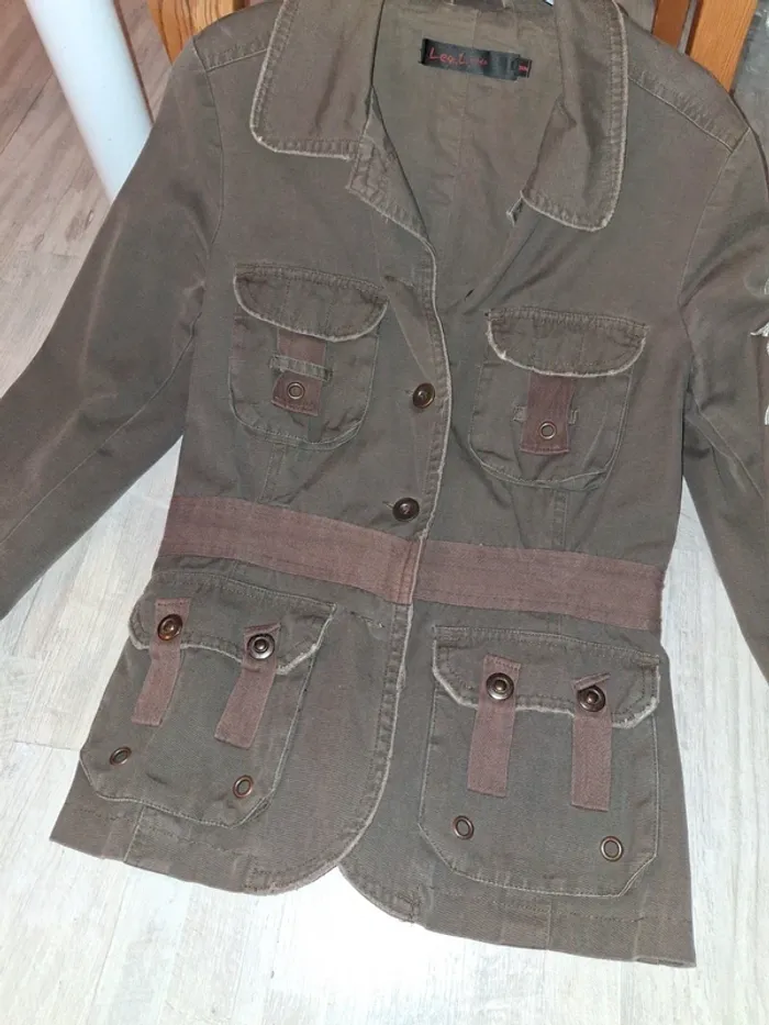 Veste blazer marron - photo numéro 2