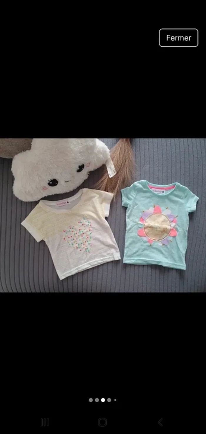 Lot vetements été bébé fille 6 mois - photo numéro 4