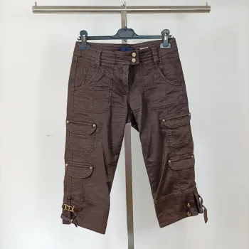Pantalon capri Corsaire, pantacourt marron Trussardi Jeans - Taille 42 A600