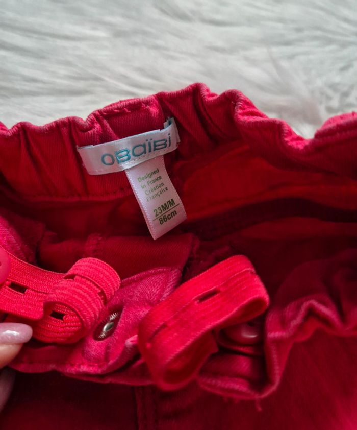 Pantalon fuchsia Obaïbi – 18-24 mois / 86 cm - photo numéro 4