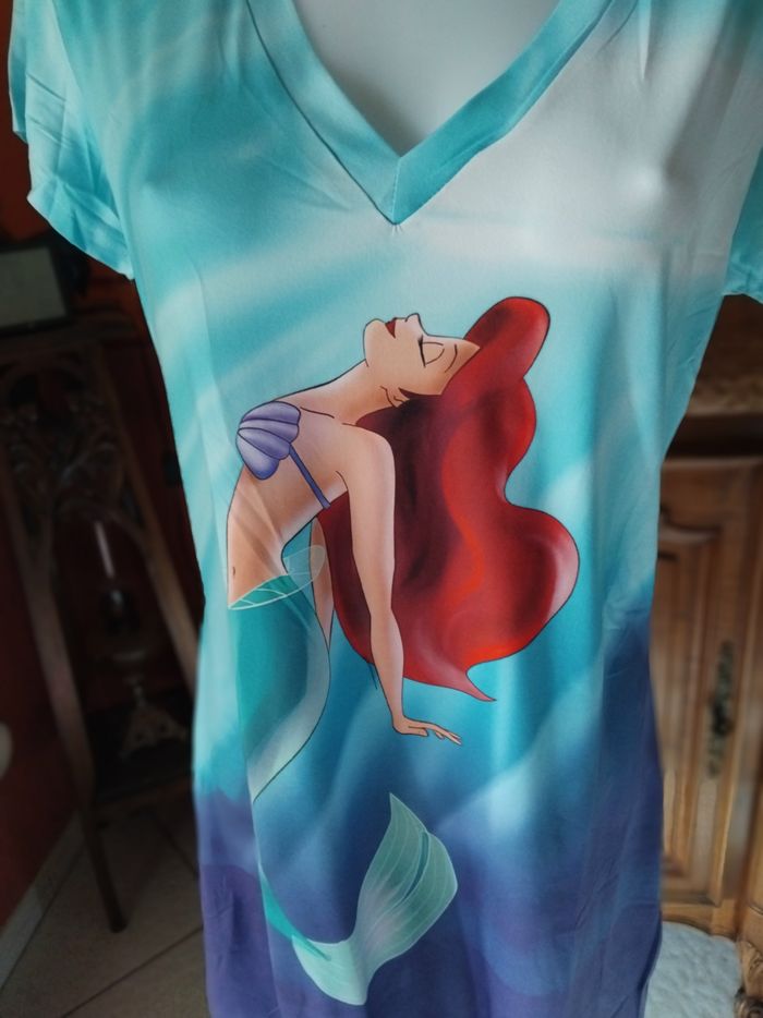 Robes disney la petite sirène existe en plusieurs taille à savoir M L et Xl - photo numéro 2