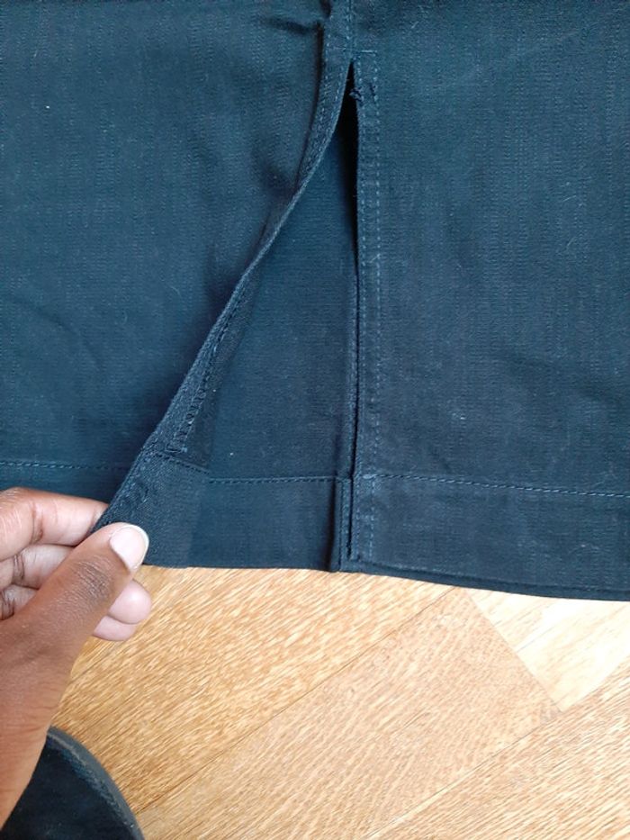 Jupe façon jean fendue - photo numéro 2