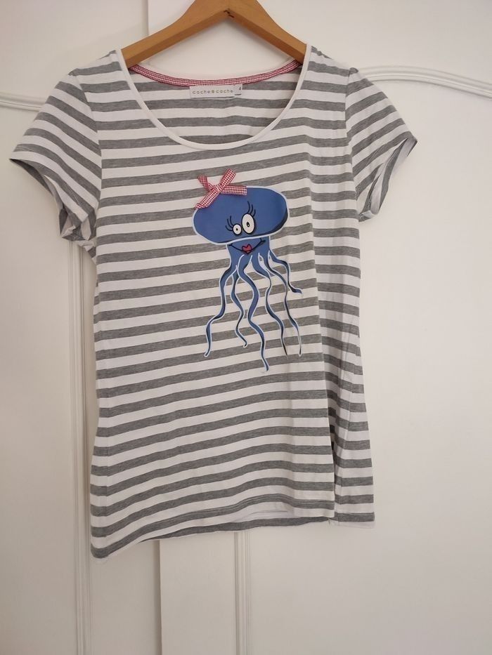 Tee-shirt pieuvre
