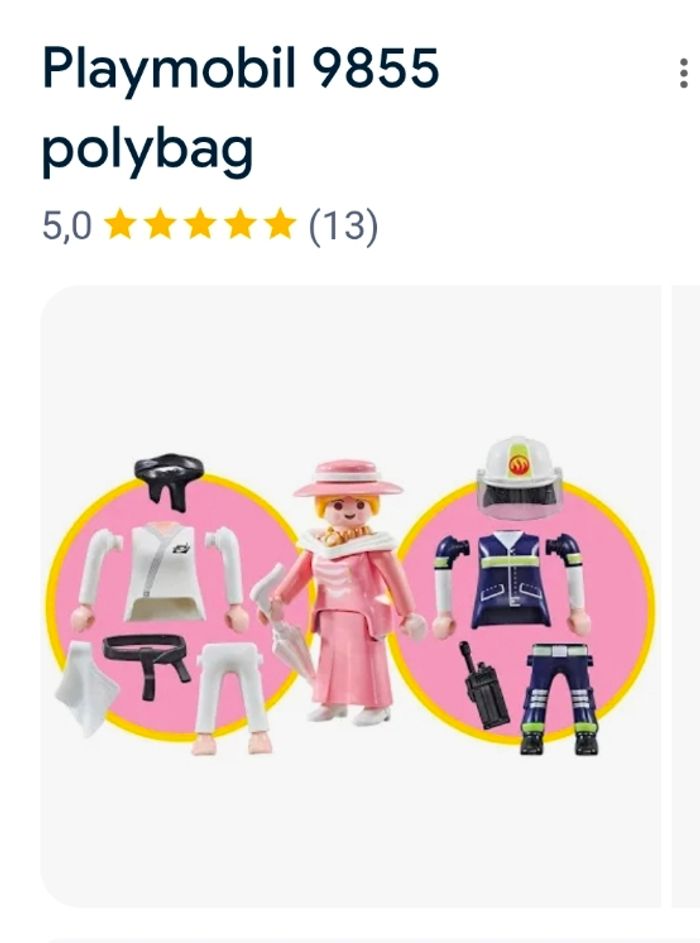 Jouet - jeux de construction playmobil 9855 multiset fille - Neuf