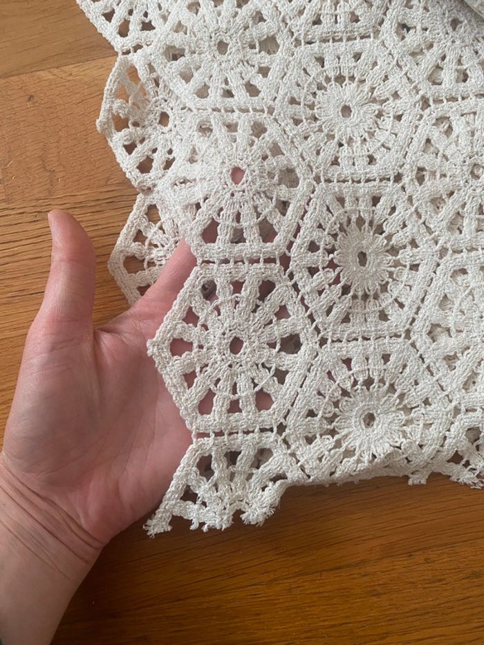 Tissu maille crochet Milos La tissuthèque LR - photo numéro 2