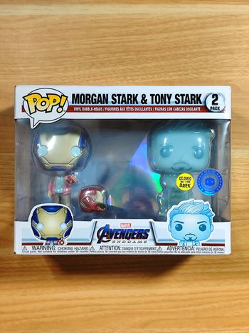 Funko Pop! - Morgan Stark & Tony Stark 2 Pack (Avengers Endgame) - Glows In The Dark