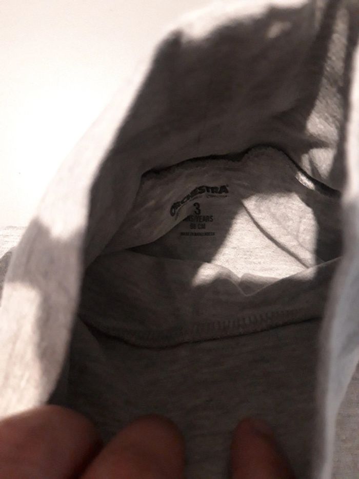 Sous pull gris 3 ans - photo numéro 3