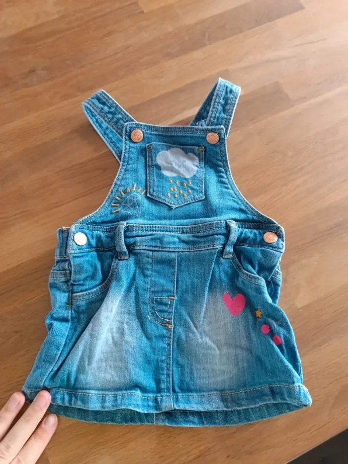 Robe Salopette Tex baby 9 mois 71 cm