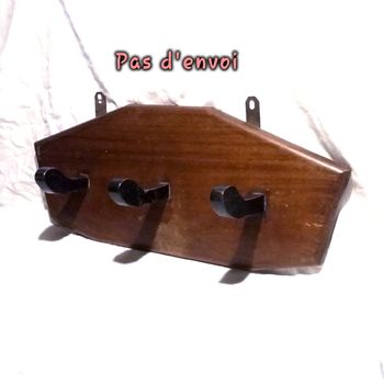 Grand porte-manteau en bois