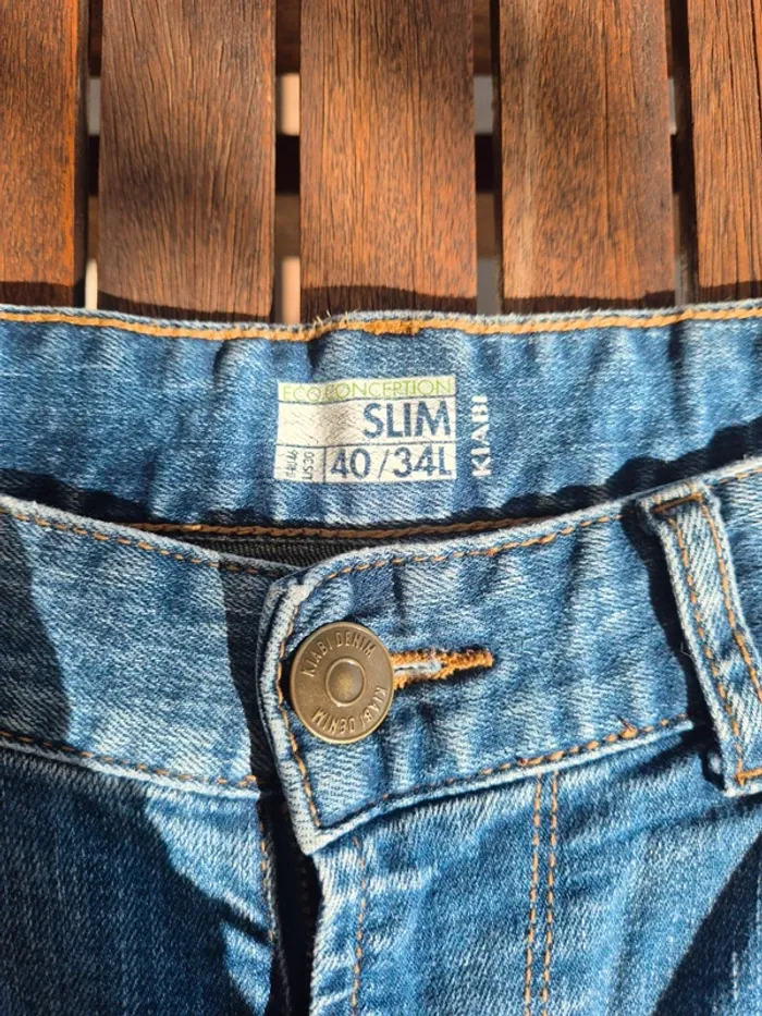 Jean Slim Kiabi T.40 L.34 - photo numéro 6