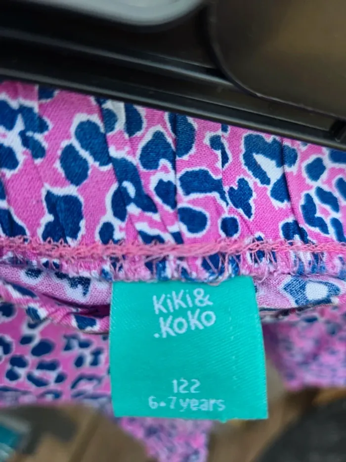 Short fille 6 ans leopard fuschia - photo numéro 2