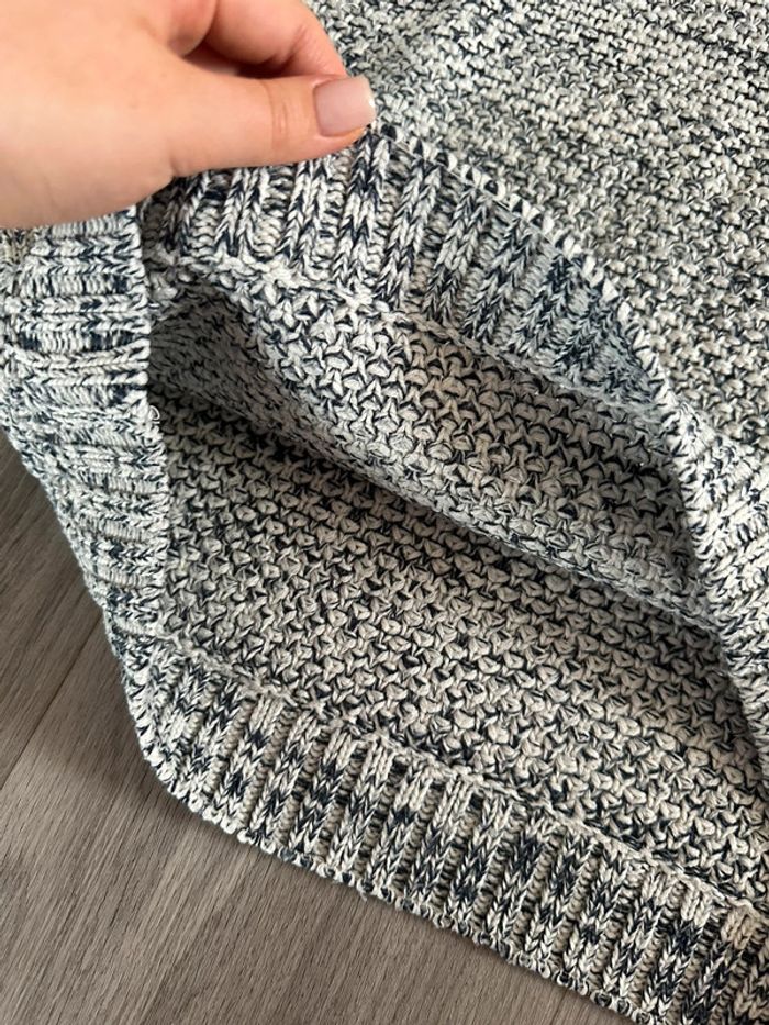 Pull moucheté noir et gris Gemo T12ans - photo numéro 5