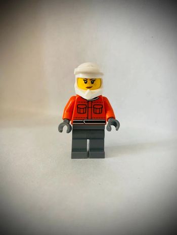 Minifigurine LEGO City - CTY1864 - Membre de l’équipe de Stand de Formule 1 - 2025 - Très bon état