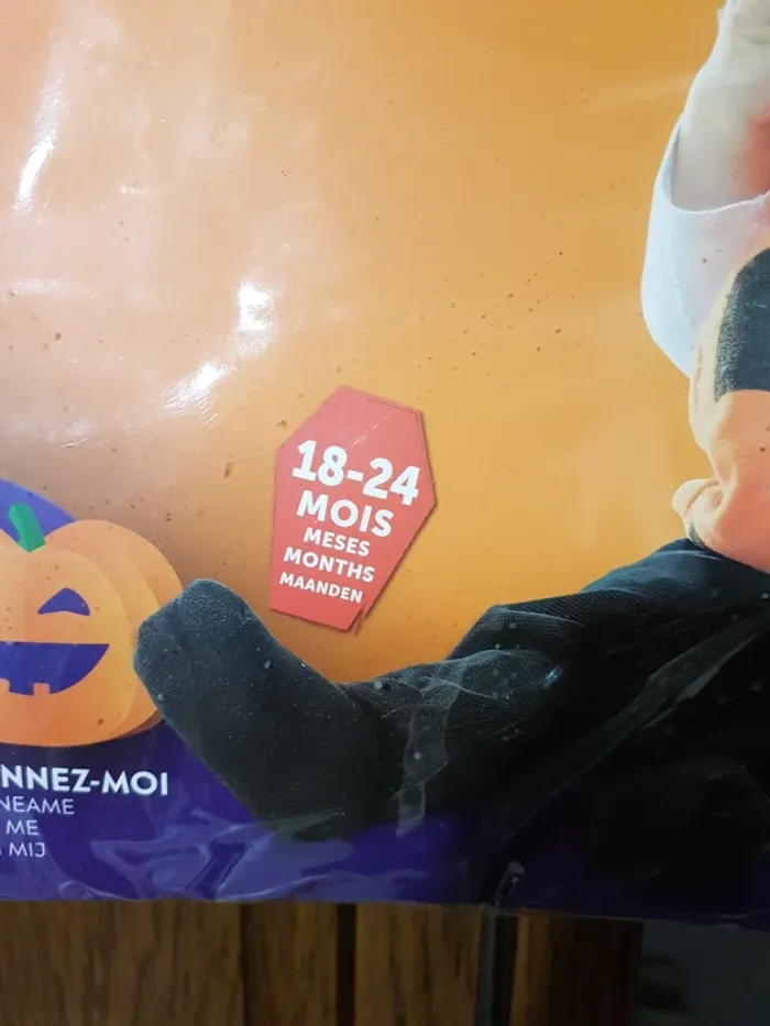 Déguisement  Halloween  baby 18/24 mois - photo numéro 5