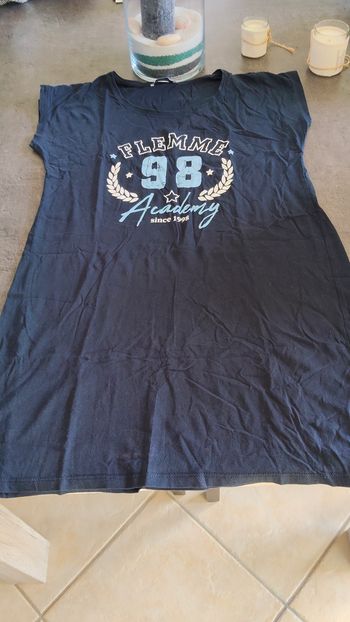 Chemise de nuit avec imprimé taille L