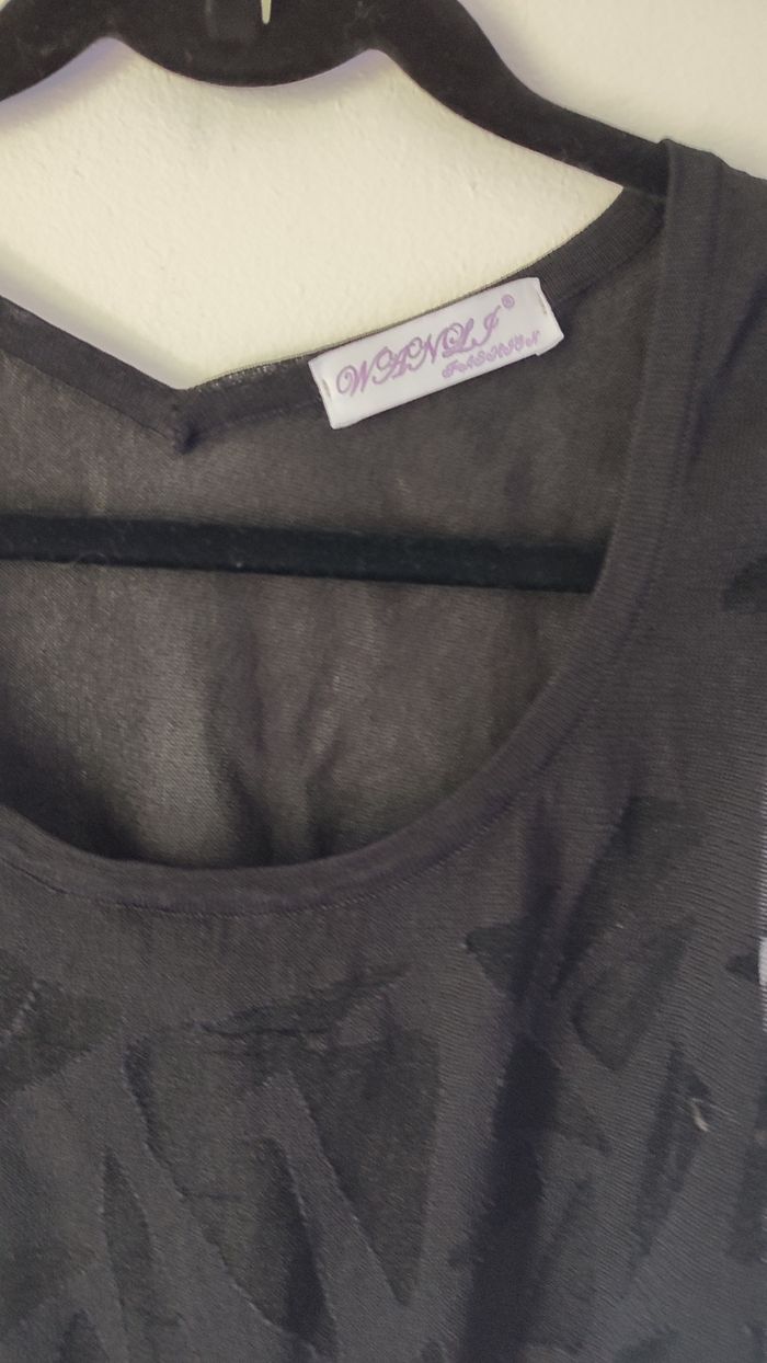 Débardeur effet transparence taille S - photo numéro 3