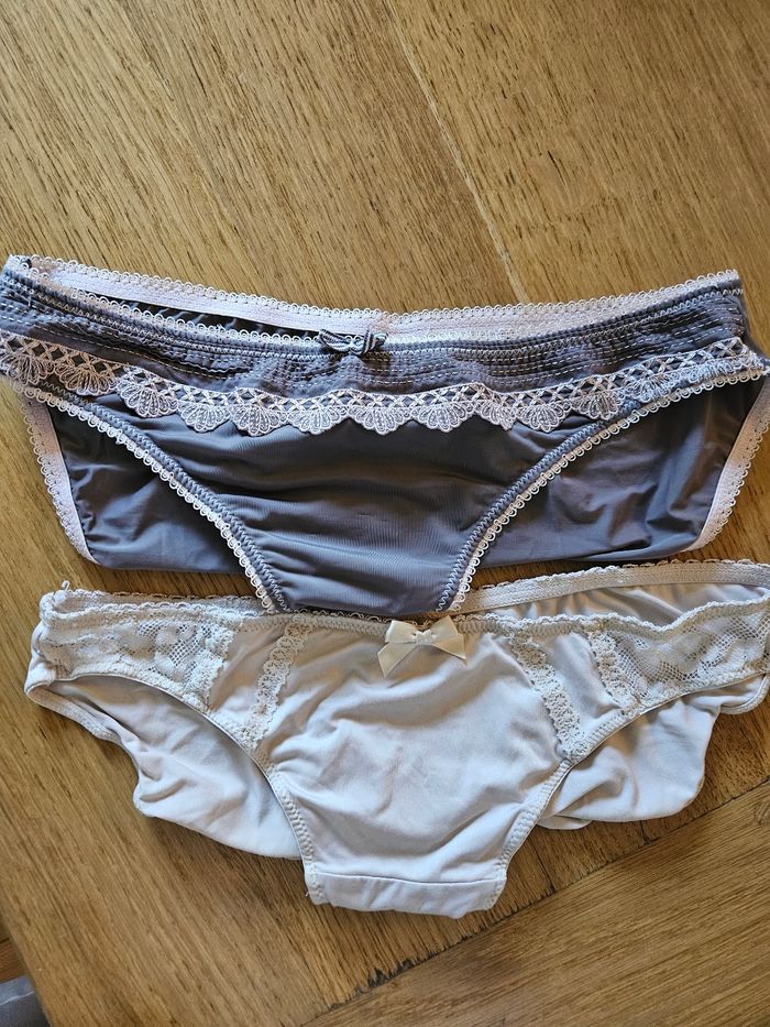 Lot 2 soutien gorge bretelles amovible et bas assortis - photo numéro 9