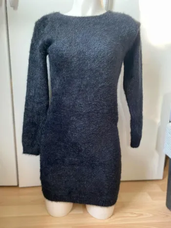 Robe col rond manches longues polaire 38 Shein