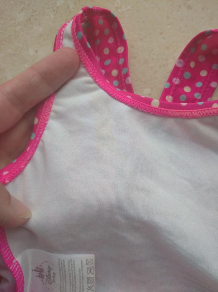 Maillot de bain à pois 1 pièce Fille 24 mois avec tutu Minnie Disney Baby - photo numéro 5