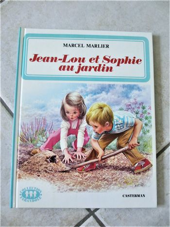 Livre enfant Jean-Lou et Sophie au jardin