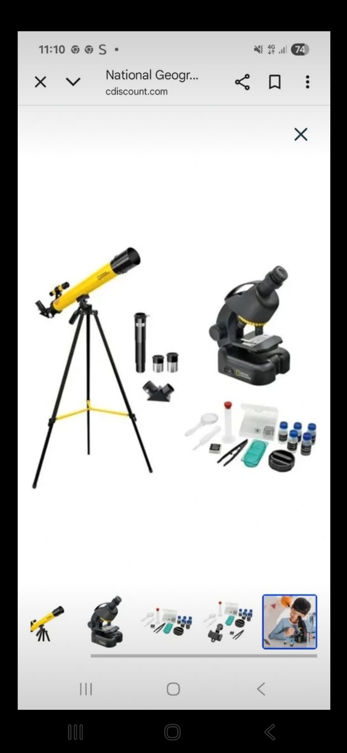 Microscope +télescope  pour enfant