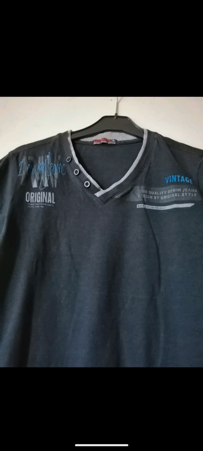 Beau tee shirt vintage Redcorner noir. Taille S - photo numéro 3