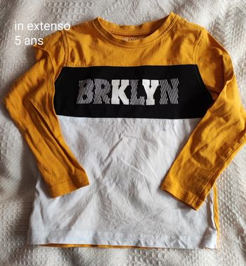 T-shirt in extenso 5 ans