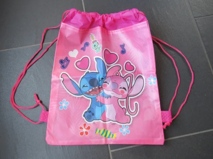 Sac à dos rose Stitch & Angel neuf - photo numéro 2