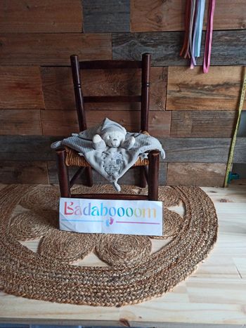 Doudou ours gris Max and Sax tbe