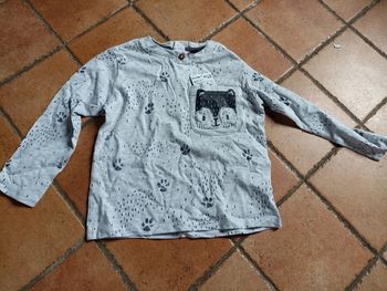 T shirt renard 24 mois