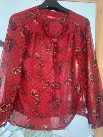 Blouse transparente Tissaia taille 40 manches longues