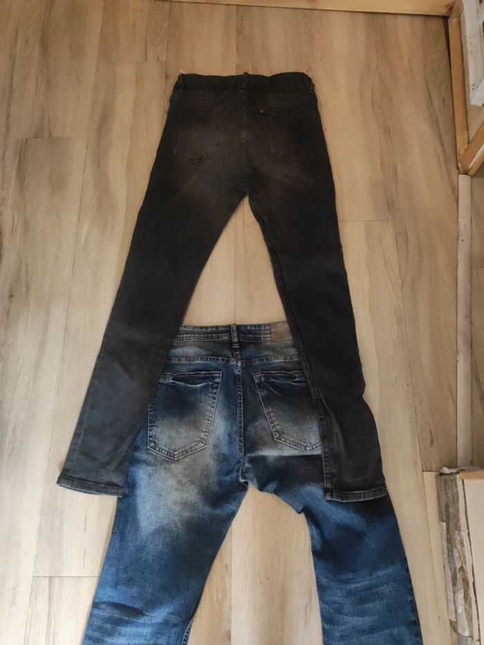 Lot de jean femme taille 38 taille haute - photo numéro 7