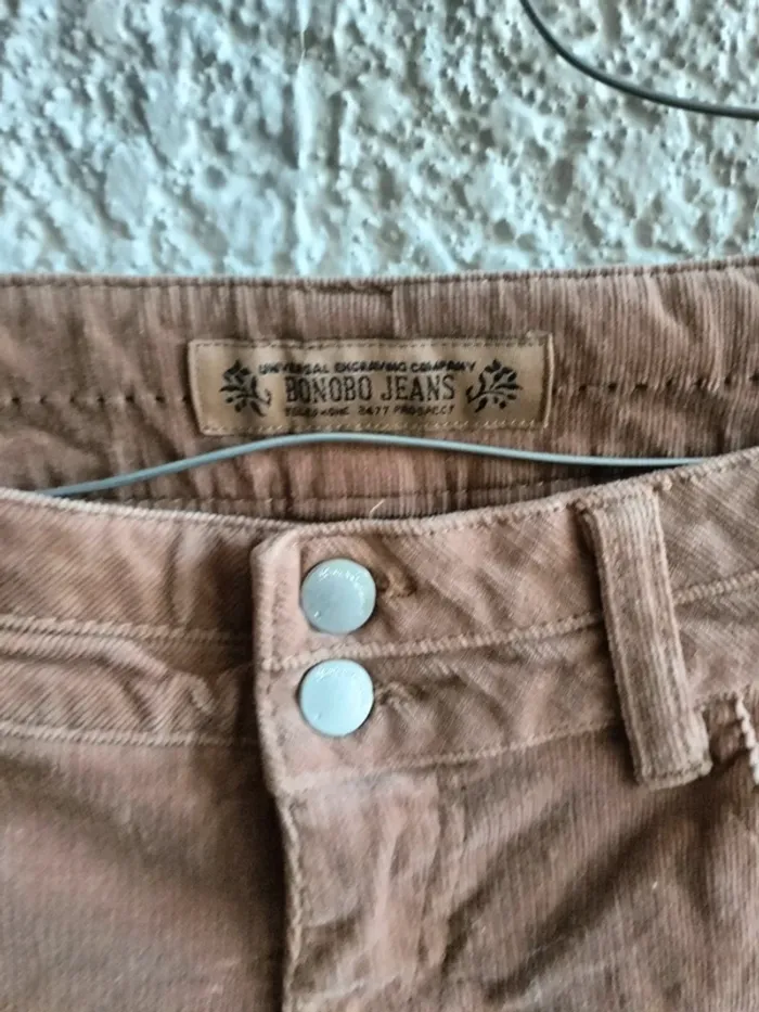 Short court en velours marron T 36 bonobo - photo numéro 4