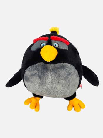Peluche Bomb (Oiseau Noir) - Angry Birds - Grande Taille